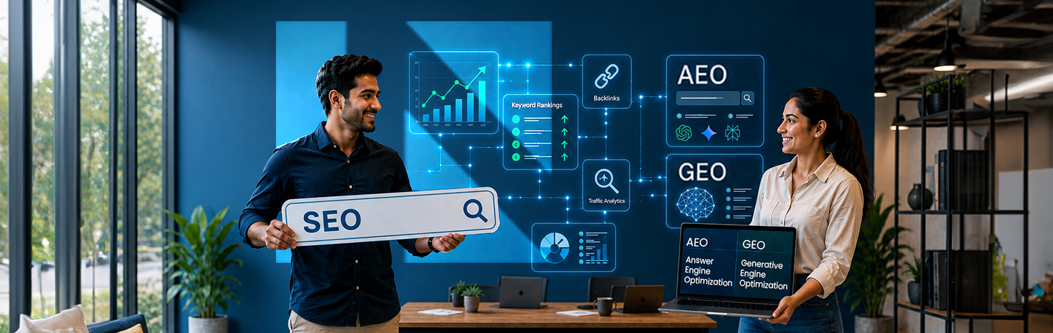 AEO and GEO AI search optimization strategy