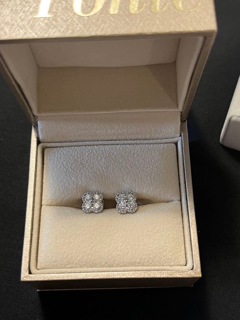 ヨ*コ様 ヴァンクリーフアンドアーペル　スイートアルハンブラ　ダイヤモンドピアス