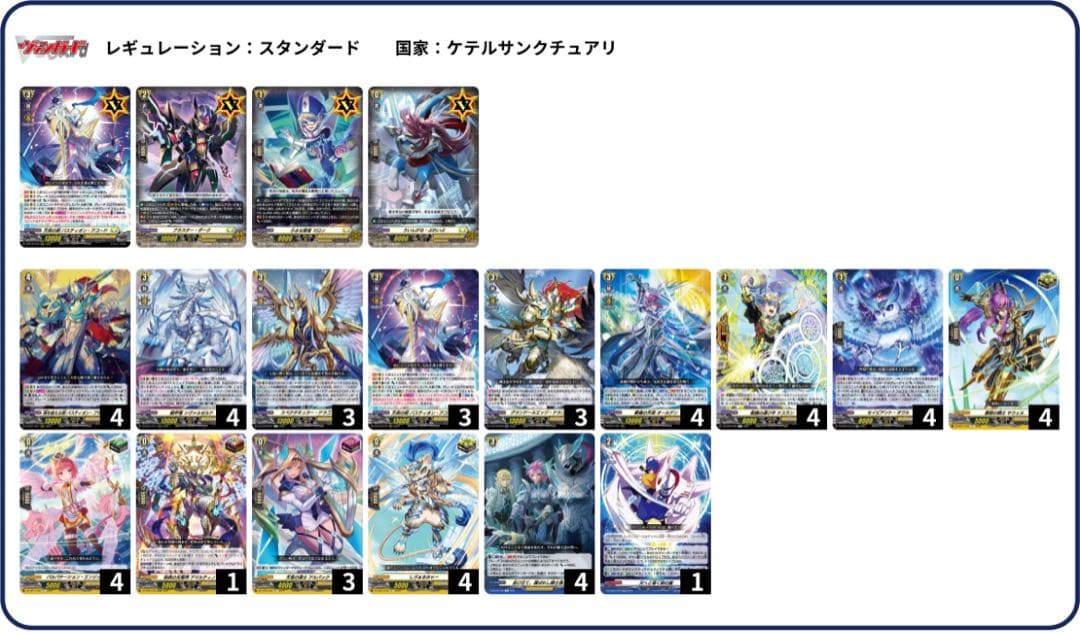 ヴァンガード ケテルサンクチュアリ　バスティオン　アコード　デッキ