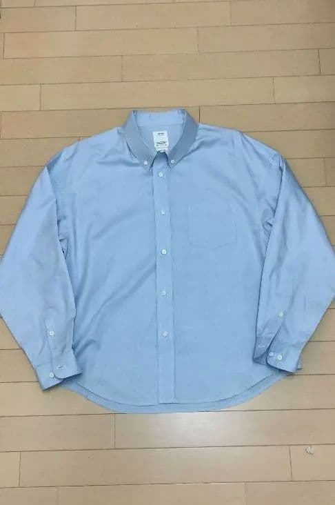 値下げ　visvim 水色 長袖シャツ サイズ1