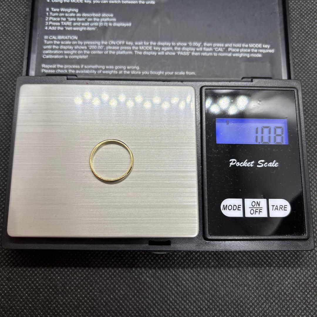 即決 WISP K10 ゴールド リング 指輪 9号