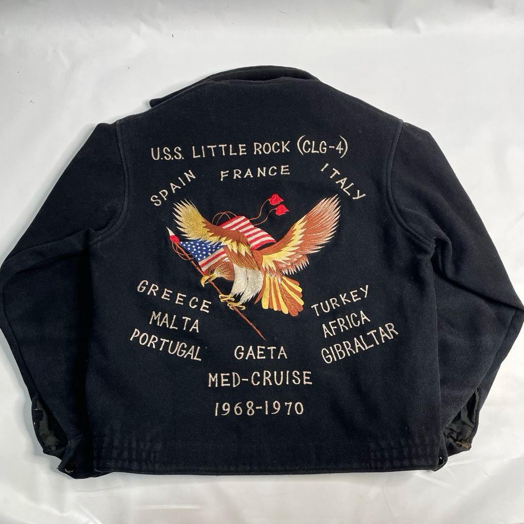 【70s】 US.NAVY ツアージャケット スカジャン スーベニア 50s