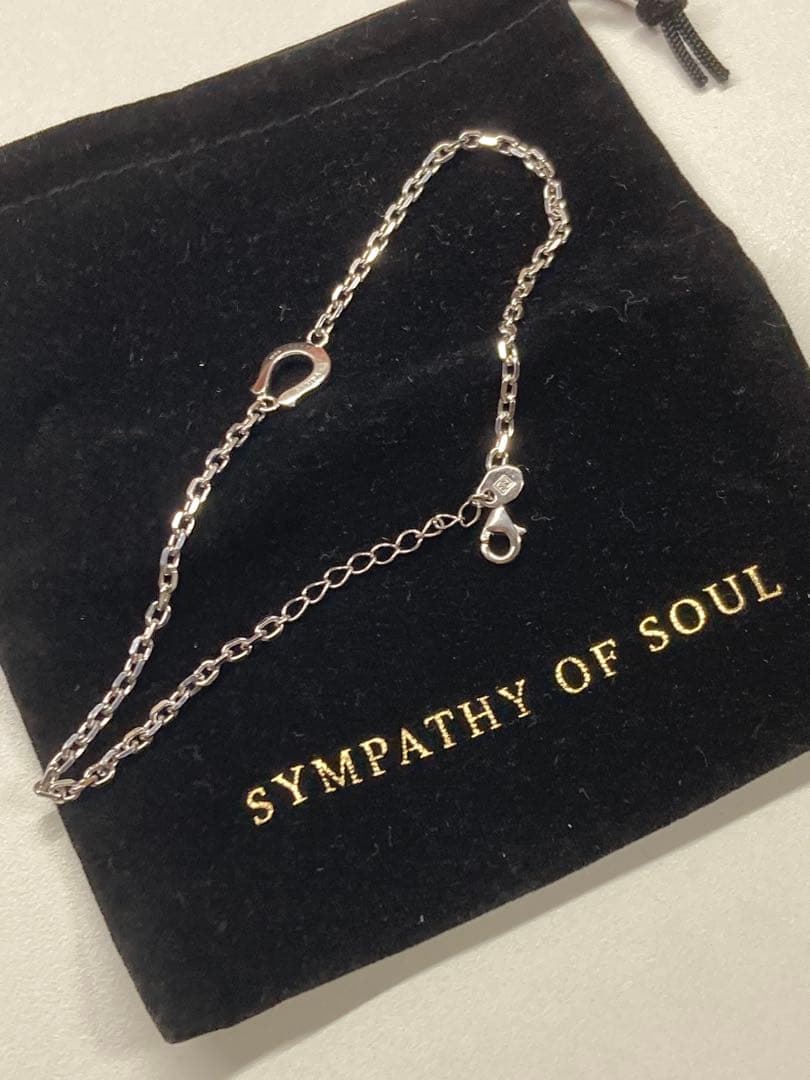 SYMPATHY OF SOUL（S.O.S fp）☆メンズ・アンクレット☆美品