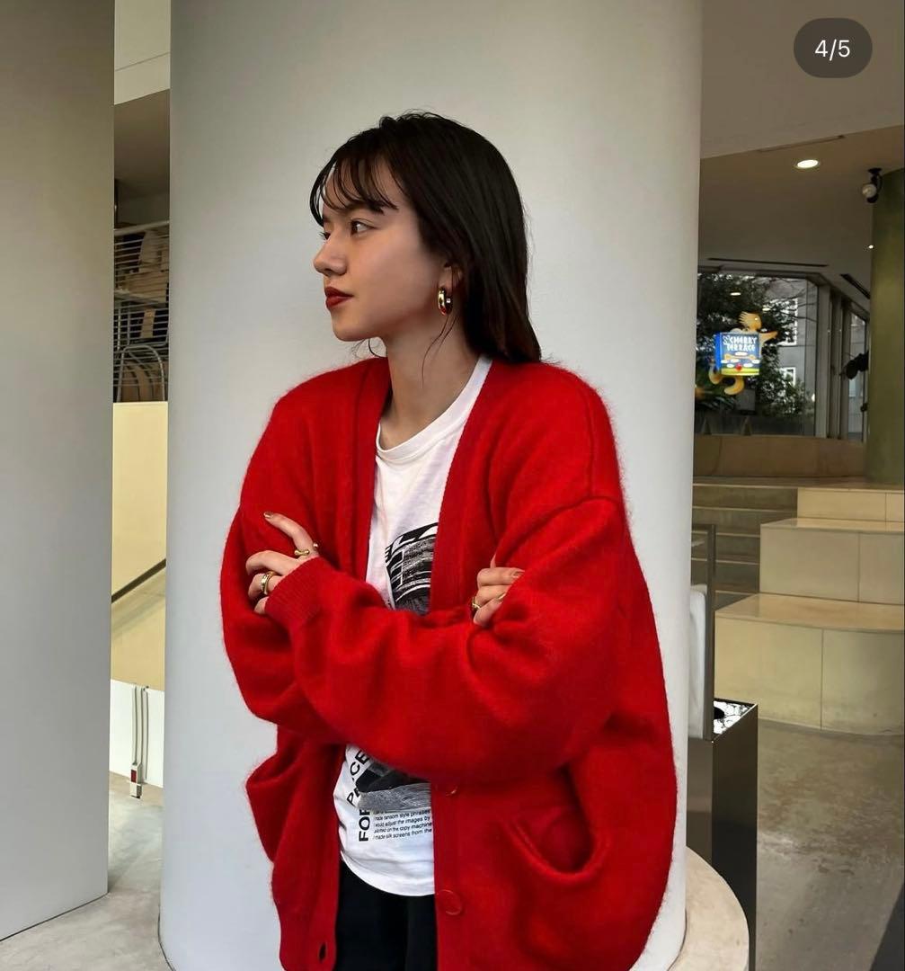 【GADID ANONIEM】REID カーディガン　レッド