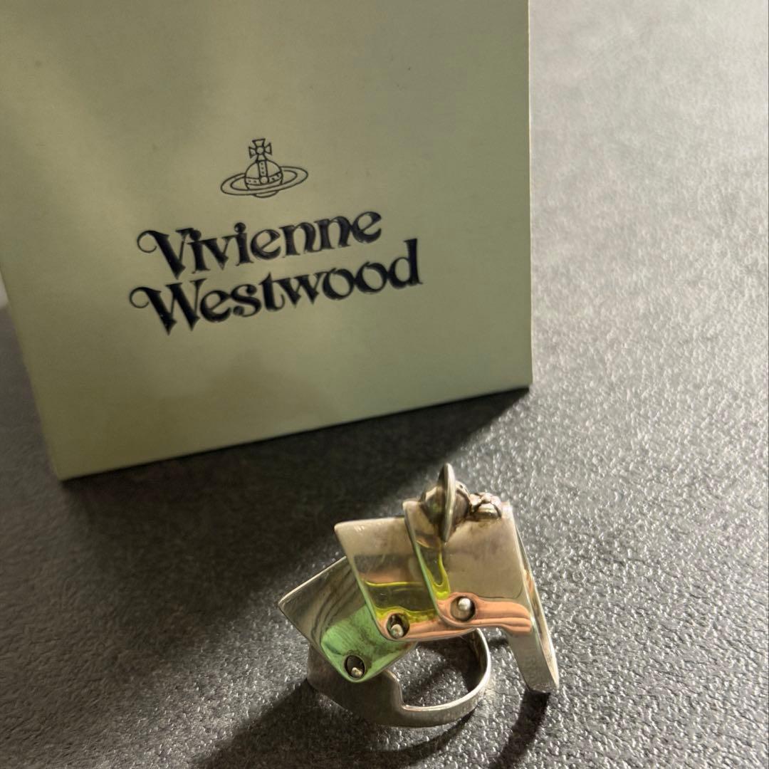 【希少】Vivienne Westwood アーマーリングxl VM刻印 オーブ