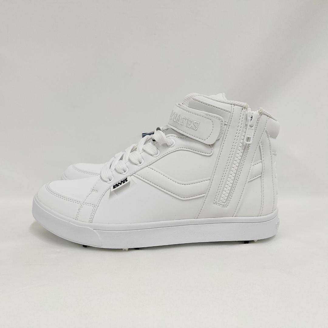 ○★新品 未使用 パーリーゲイツ ミドルカット ゴルフシューズ ホワイト24cm