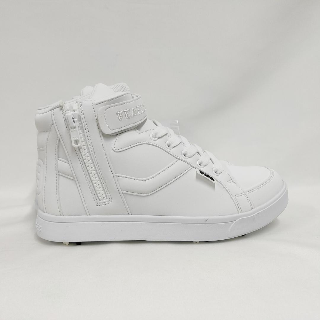 ○★新品 未使用 パーリーゲイツ ミドルカット ゴルフシューズ ホワイト24cm