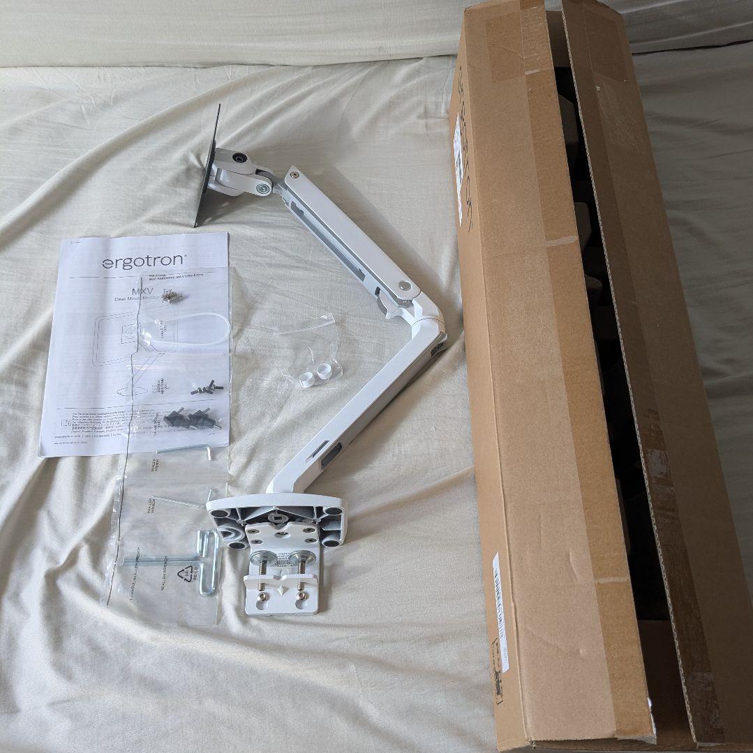 エルゴトロン MXV デスク モニターアーム ホワイト ergotron アーム