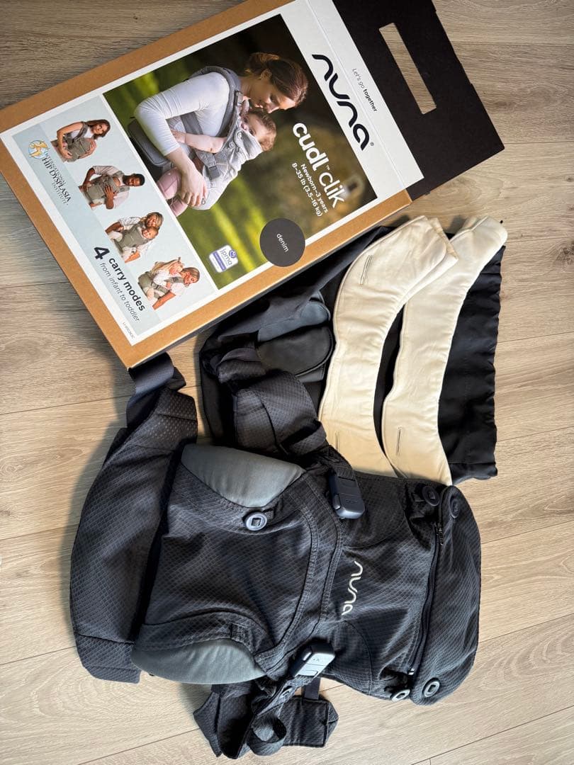 nuna cudi clik ヌナ抱っこ紐 denim