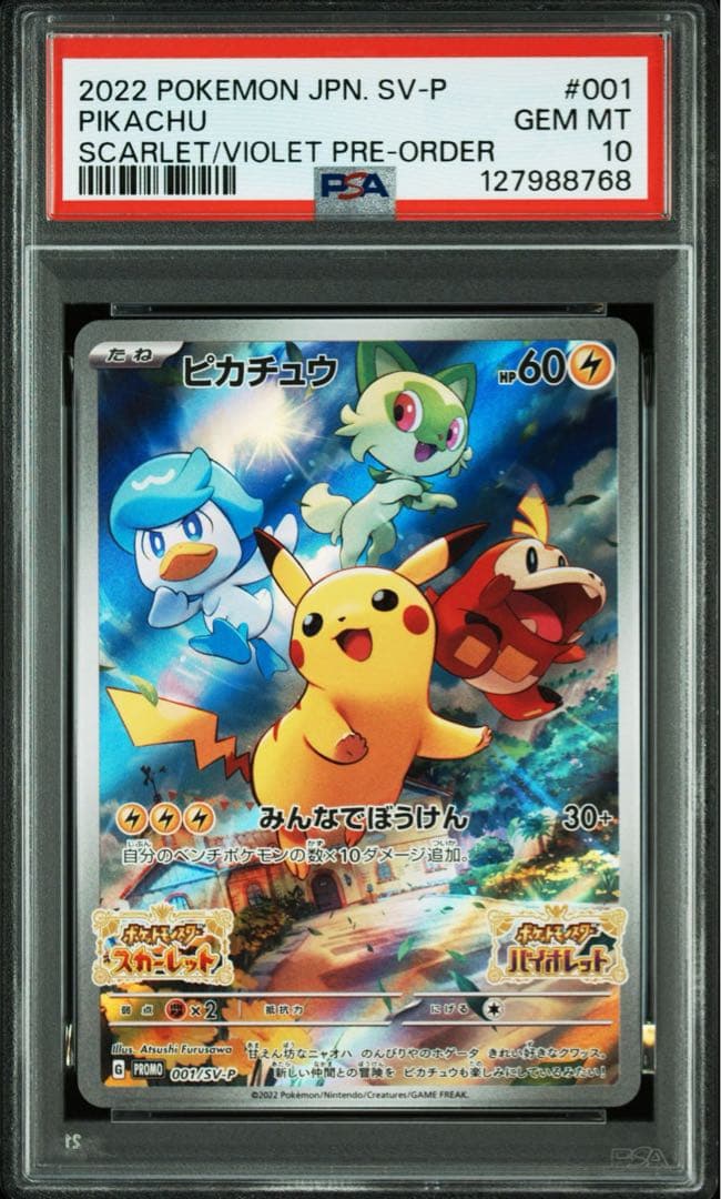 ピカチュウ みんなでぼうけん psa10