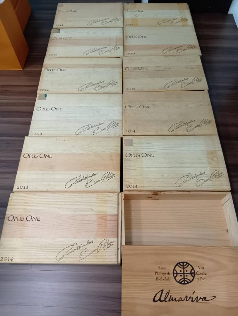 ★専用★【OPUS ONE】ワイン木箱（空箱）14箱