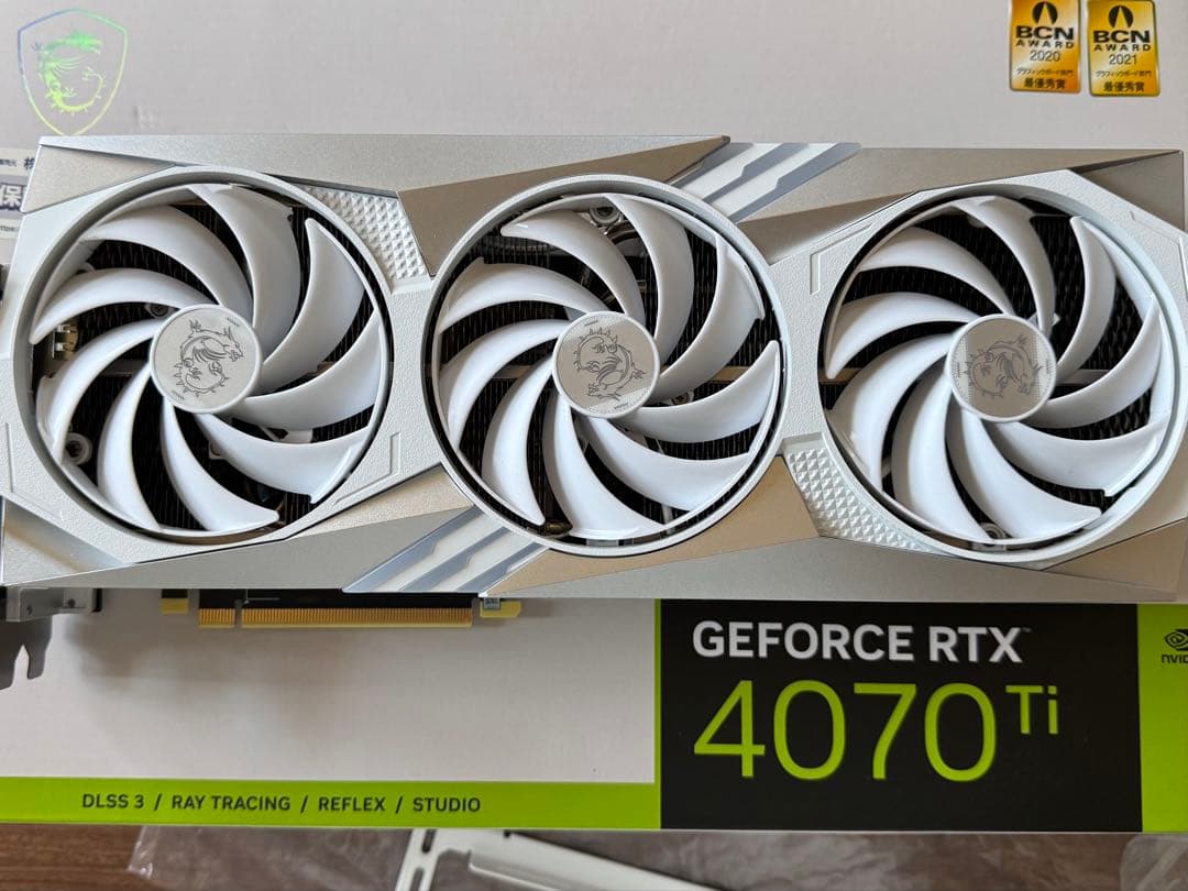 グラフィックボード・グラボ・ビデオカード GEFORCE RTX 4070Ti MSI GAMING X TRIO