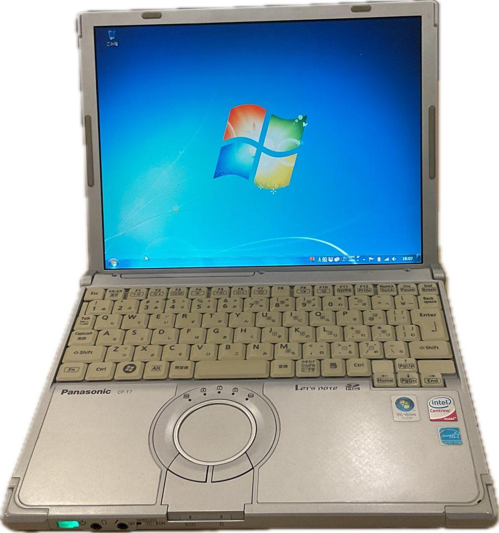 パナソニック　レッツノート　Let'snote CF-T7