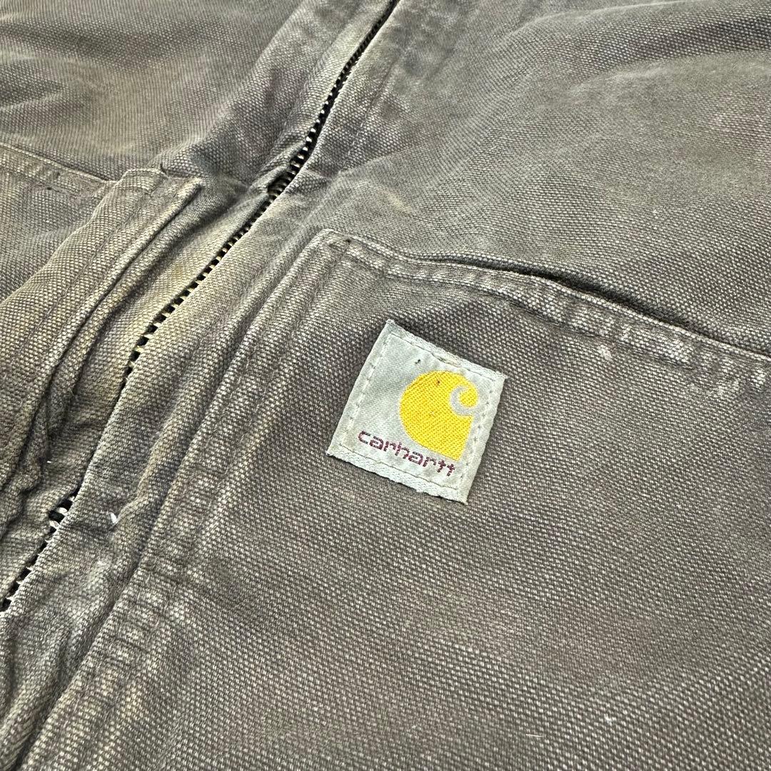 ゆ*に様 鬼雰囲気 ボロ カーハート ダークブラウン アクティブジャケット DK