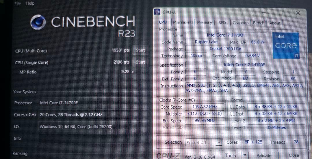 i7-14700F/32GB/B760M/750W電源/簡易水冷/OS入