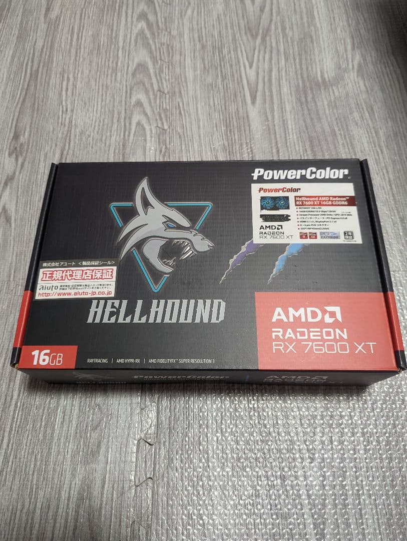 未使用品 PowerColor Radeon RX 7600 XT 16GB