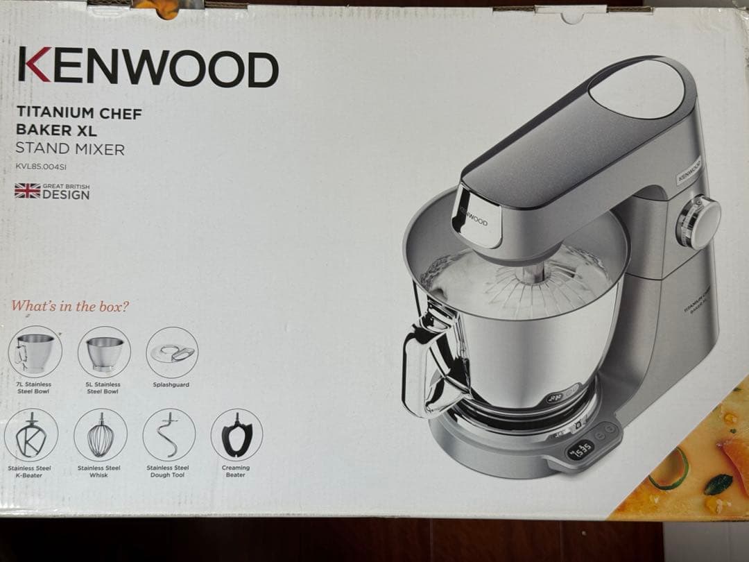 未使用ケンウッド スタンドミキサー Titanium Chef Baker XL
