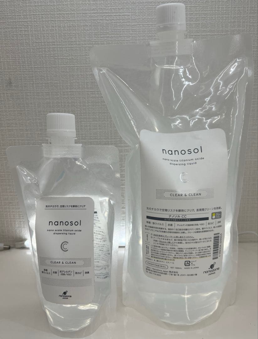【新品未使用】ナノソルCC レフィル 1000ml　300ml 詰め替え用