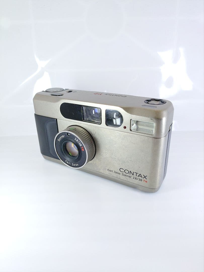 CONTAX T2 シルバー コンパクトフィルムカメラ 動作確認文章参照