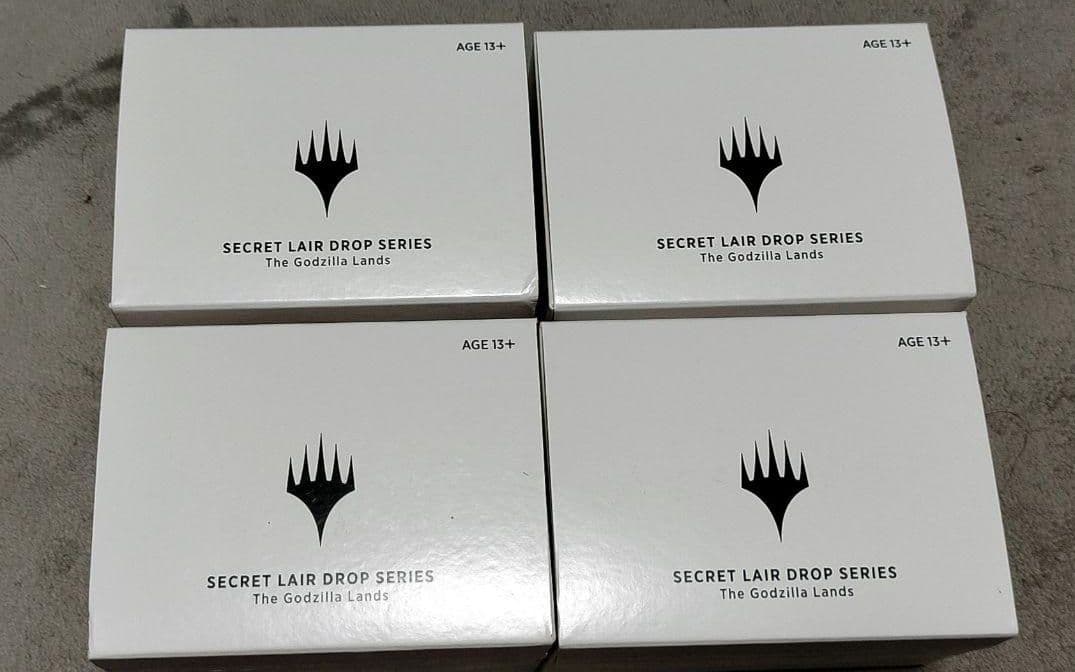 MTG【The Godzilla Lands 4個セット】未開封