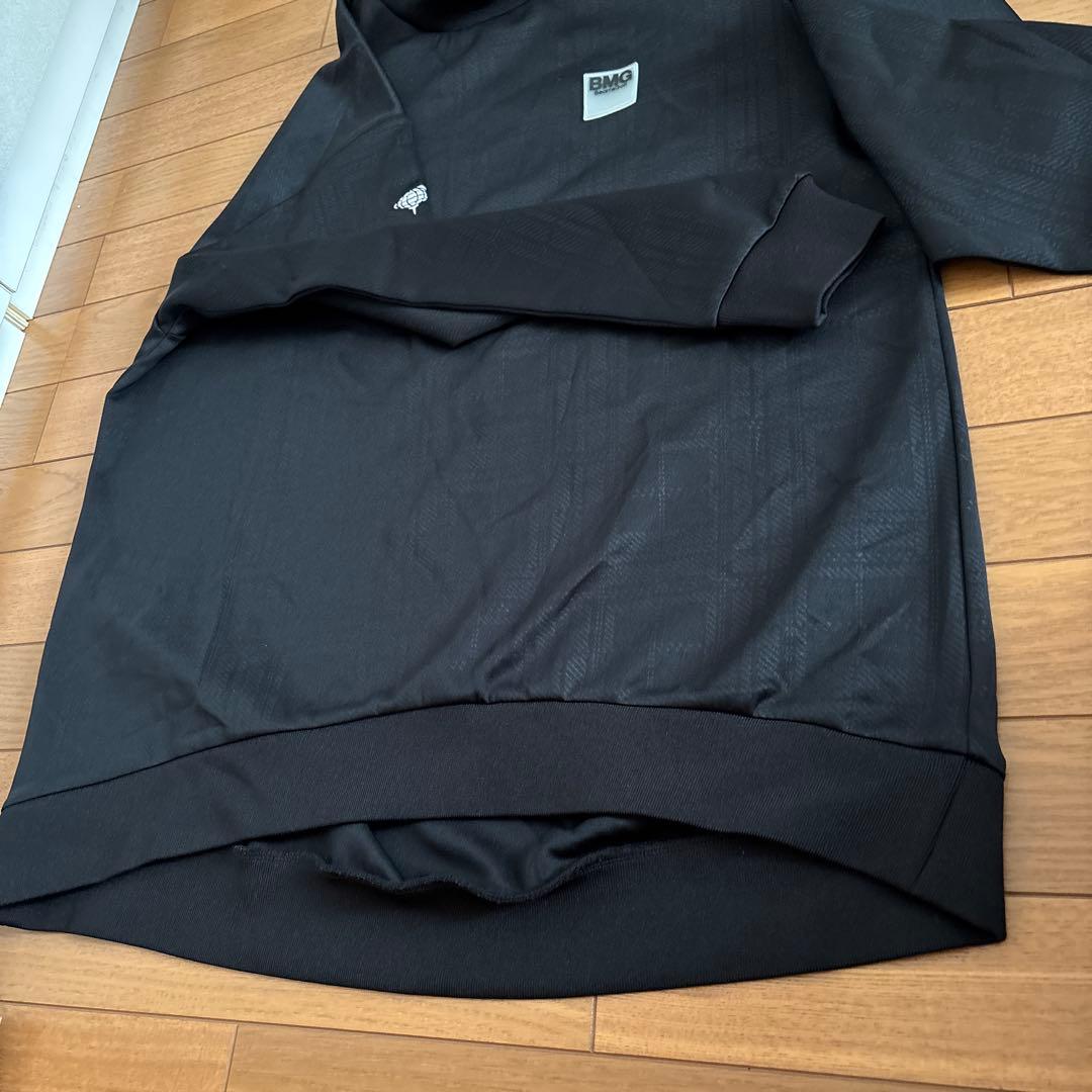 美品☆BEAMS GOLF☆モックネック☆長袖☆ブラック☆L☆ビームスゴルフ