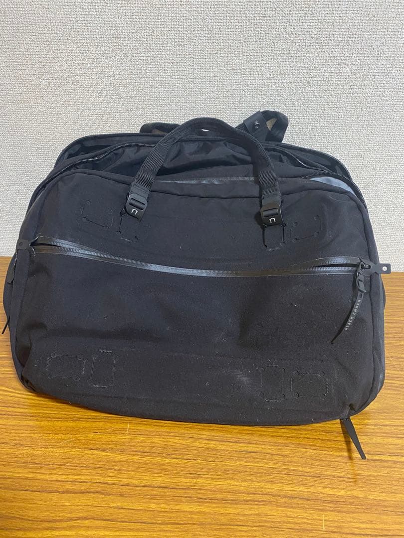 BLACK EMBER ナイロンボストンバッグ（黒）マチ拡張可能