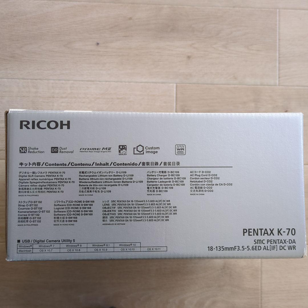 PENTAX K-70 レンズキット ブラック