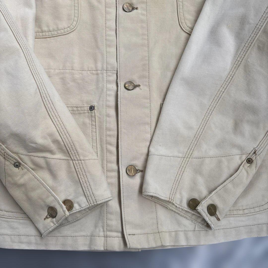 USA製　カーハート　裏地無し　チョアコート　カバーオール　デトロイトジャケット