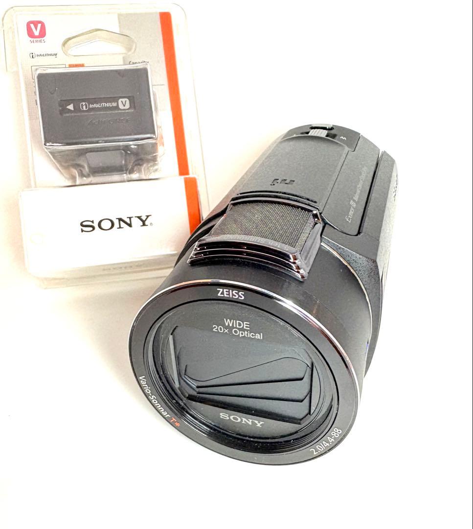 SONY FDR-AX45 予備バッテリー（新品）付き