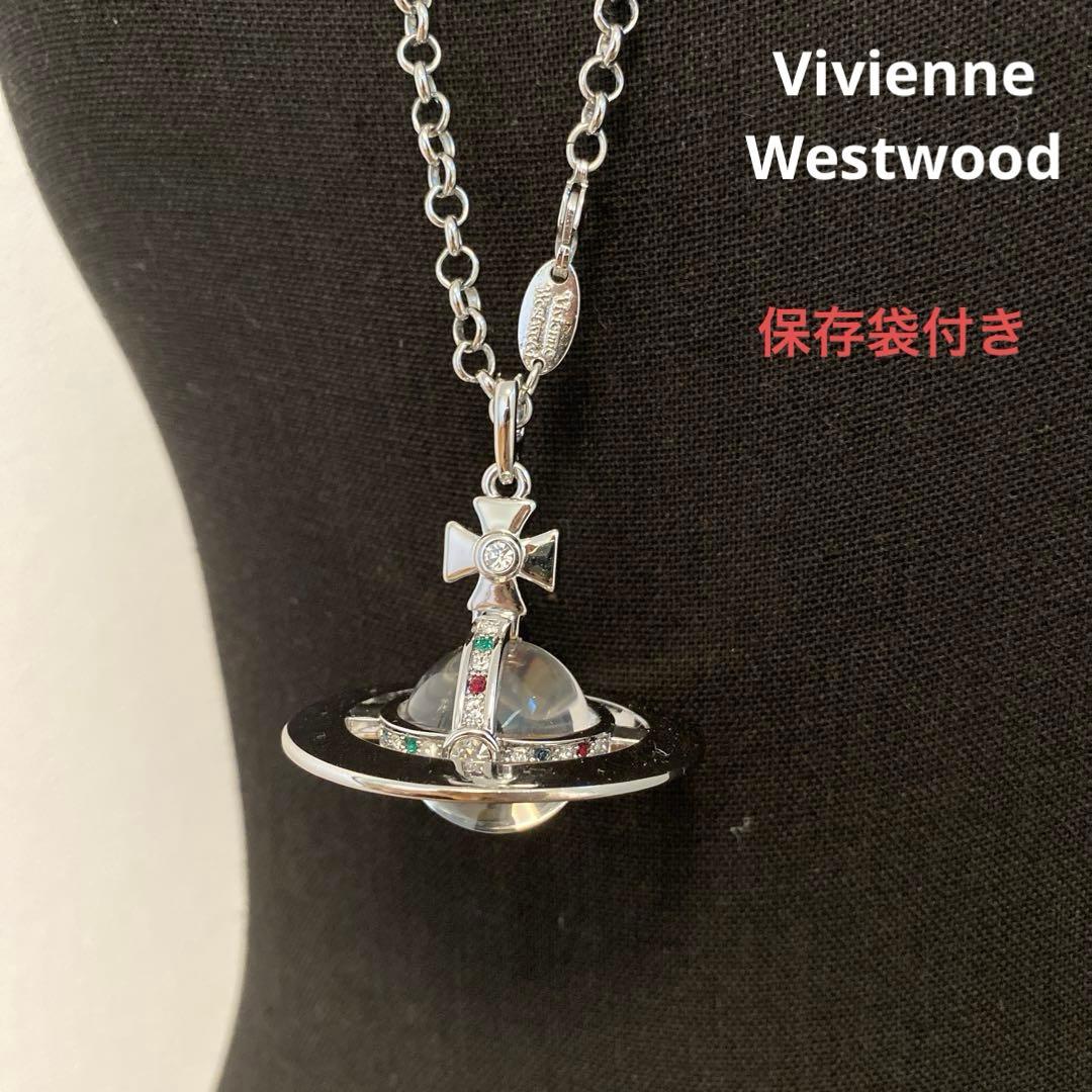 k*o様 【ヴィヴィアンウエストウッド】立体オーブネックレス シルバー アクセサ