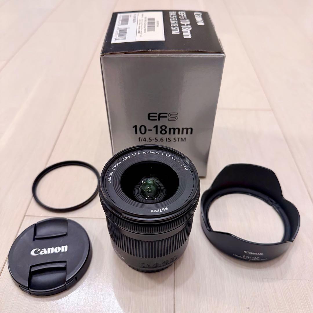 【フード付】Canon EF-S 10-18mm F4.5-5.6 IS STM