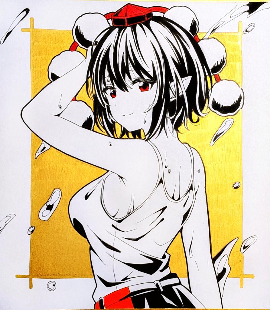 射命丸文直筆色紙～その４～