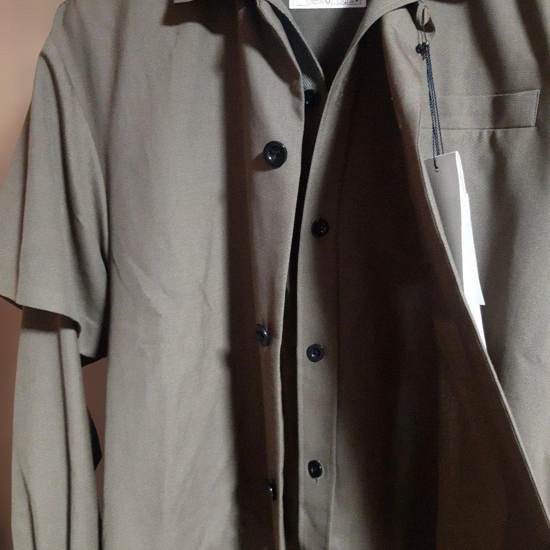 サカイ sacai Suiting レイヤード 長袖シャツ カーキ サイズ1