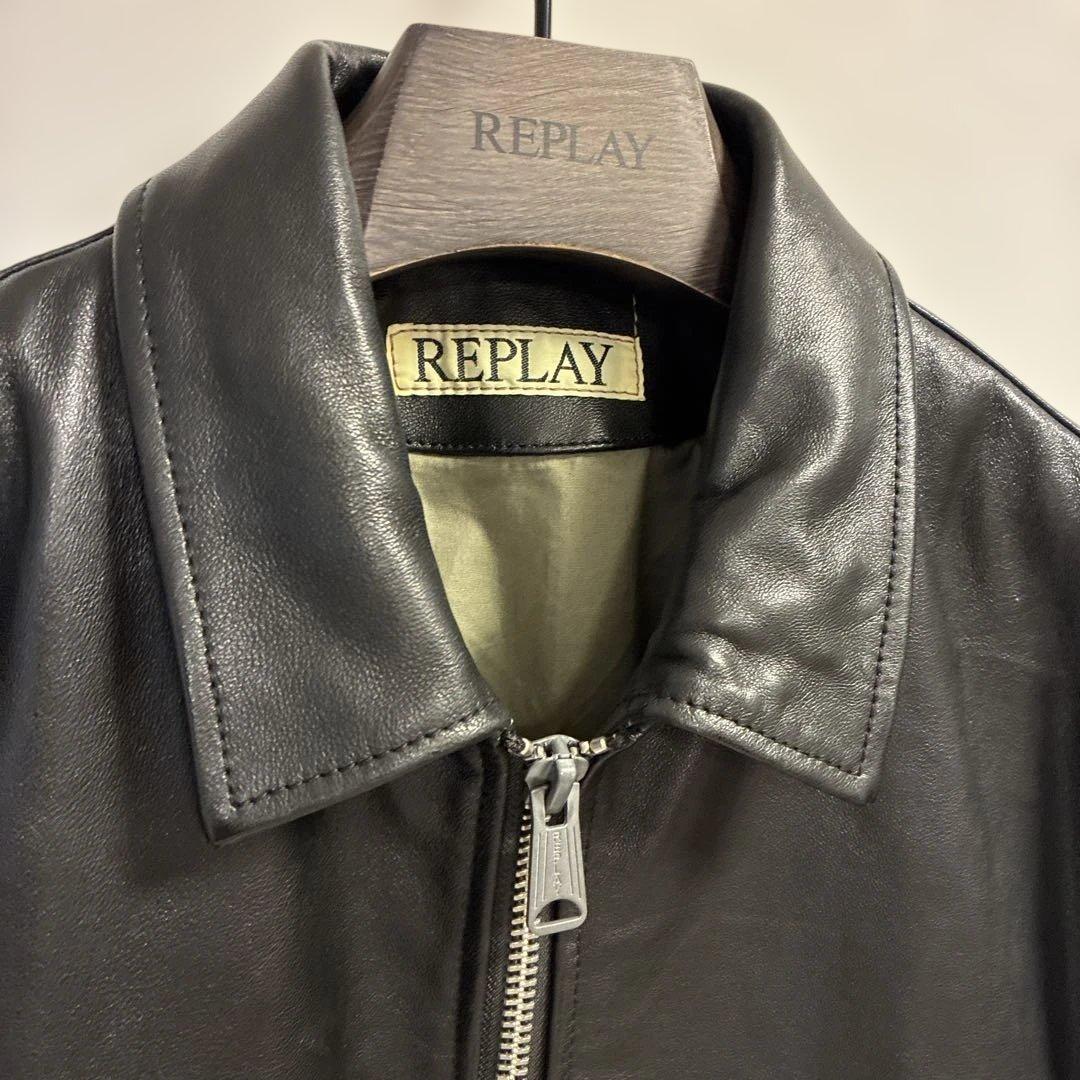 [Myday]REPRAY WAXラムレザージャケット