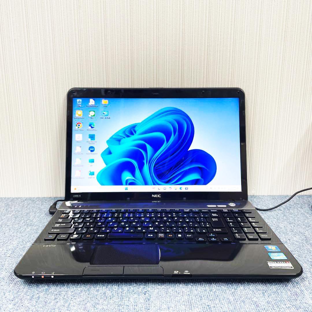 ノートパソコン　Windows11オフィス付き　SSD　Blu-ray　設定済み