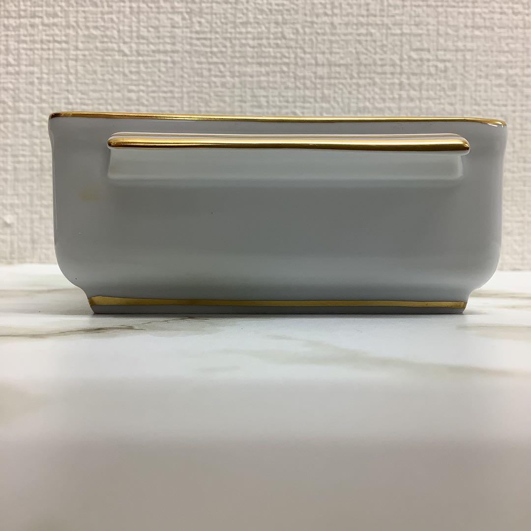 【未使用‼︎】MEISSEN マイセン 小物入れ タバコ入れ 金装 花 鳥 レア
