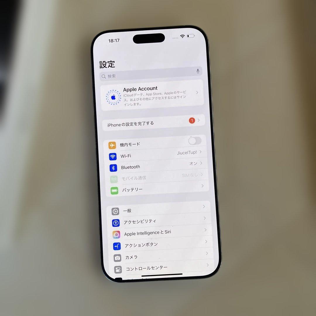 iPhone 16 Pro Max ホワイト　香港版　512GB 美品