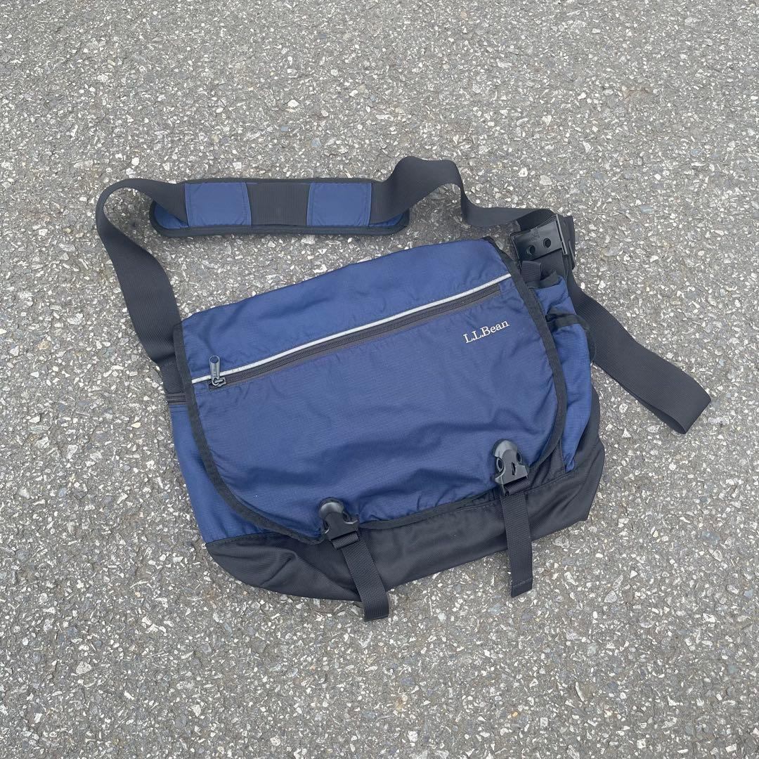 90s LL.bean ショルダーバッグ Y2K メッセンジャーバッグ ナイロン