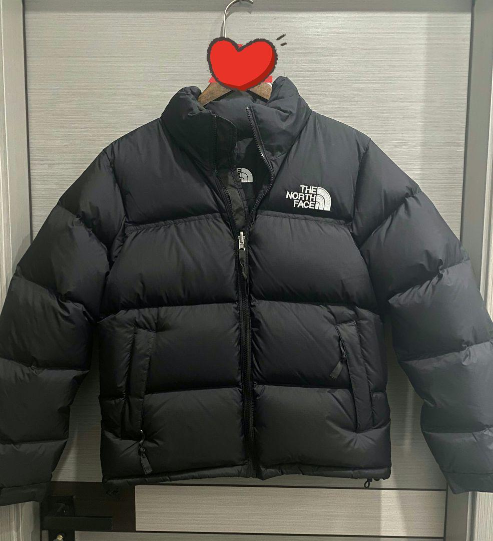 極美品【M】サノースフェイス ヌプシ ブラック メンズ 700fill