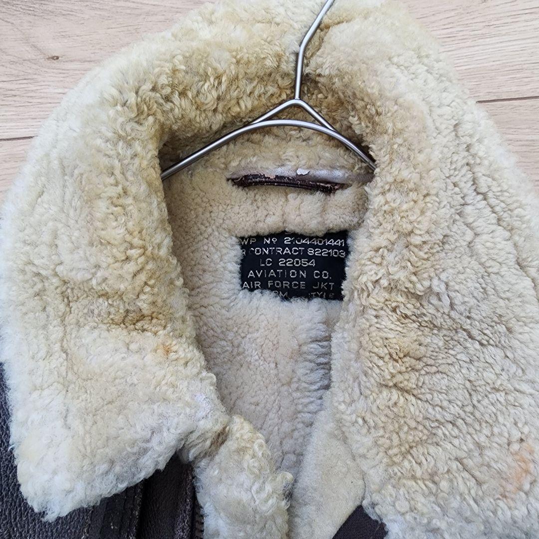 B-3 フライトジャケット リアル ムートンジャケット