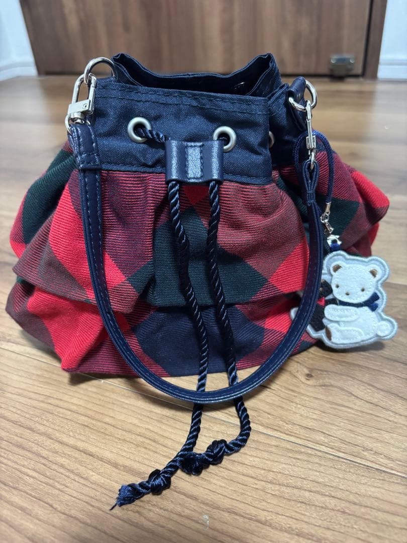 ファミリア　バケットバッグ　巾着型