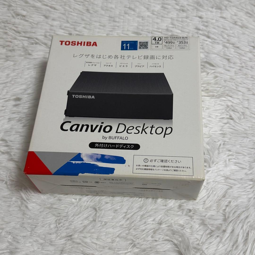 【メルト】TOSHIBA Canvio Desktop 4TB 外付け