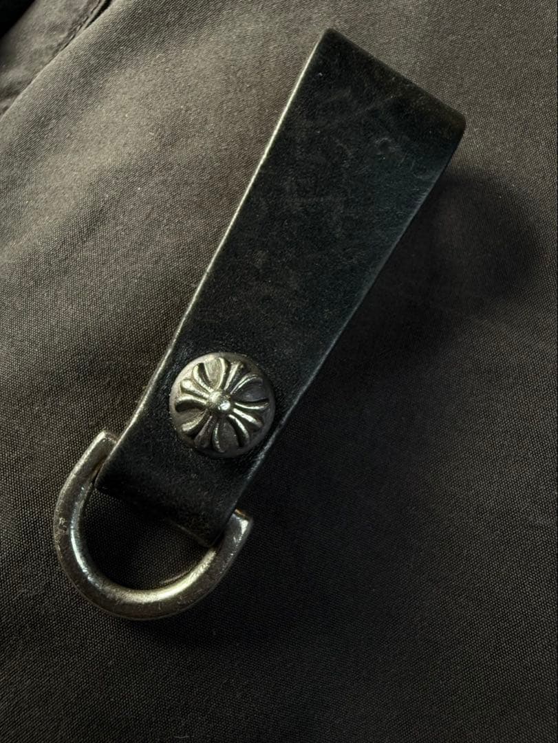 CHROME HEARTS クロムハーツクロスボールボタン Dリングベルトループ