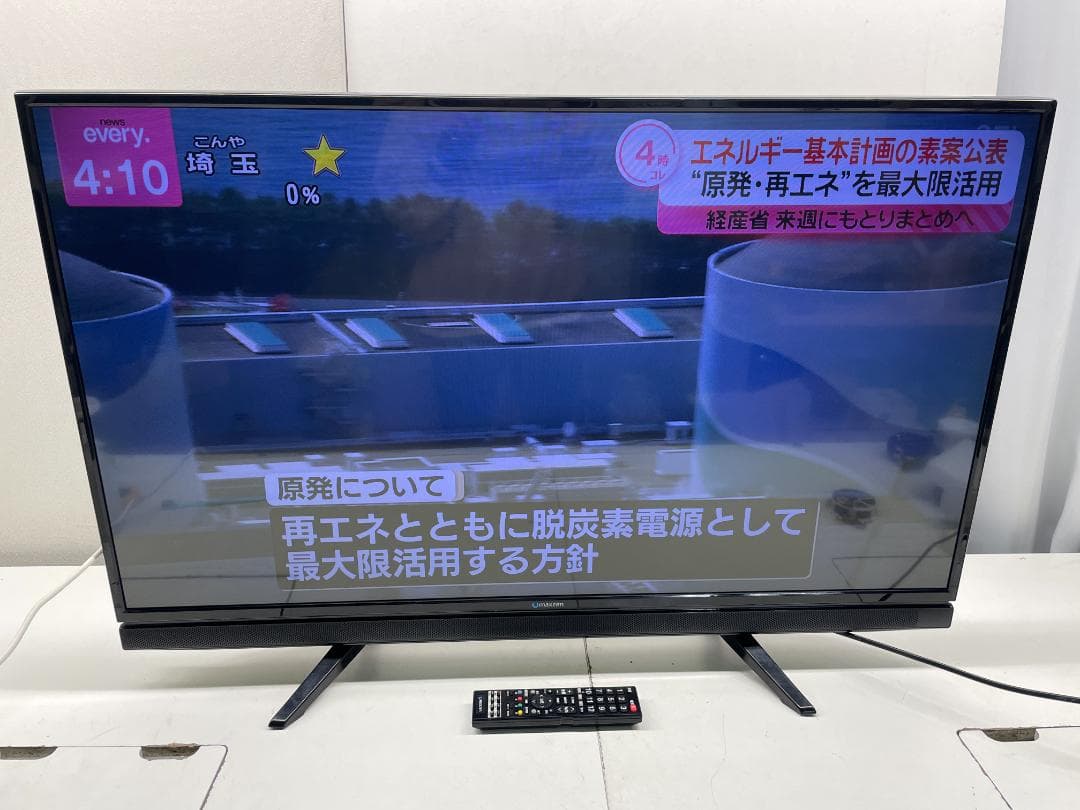 【完動品】MAXZENマクスゼン　J43SK01　テレビ