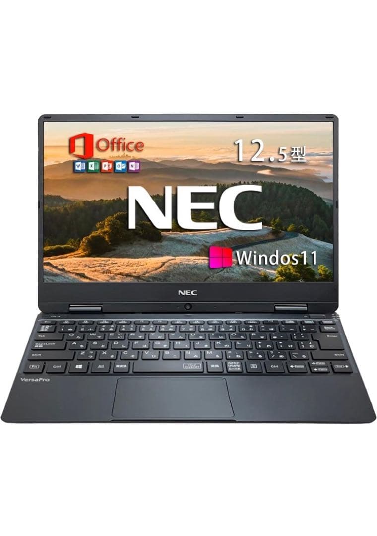 NEC 12.5インチノートPC Windows 11 Office搭載
