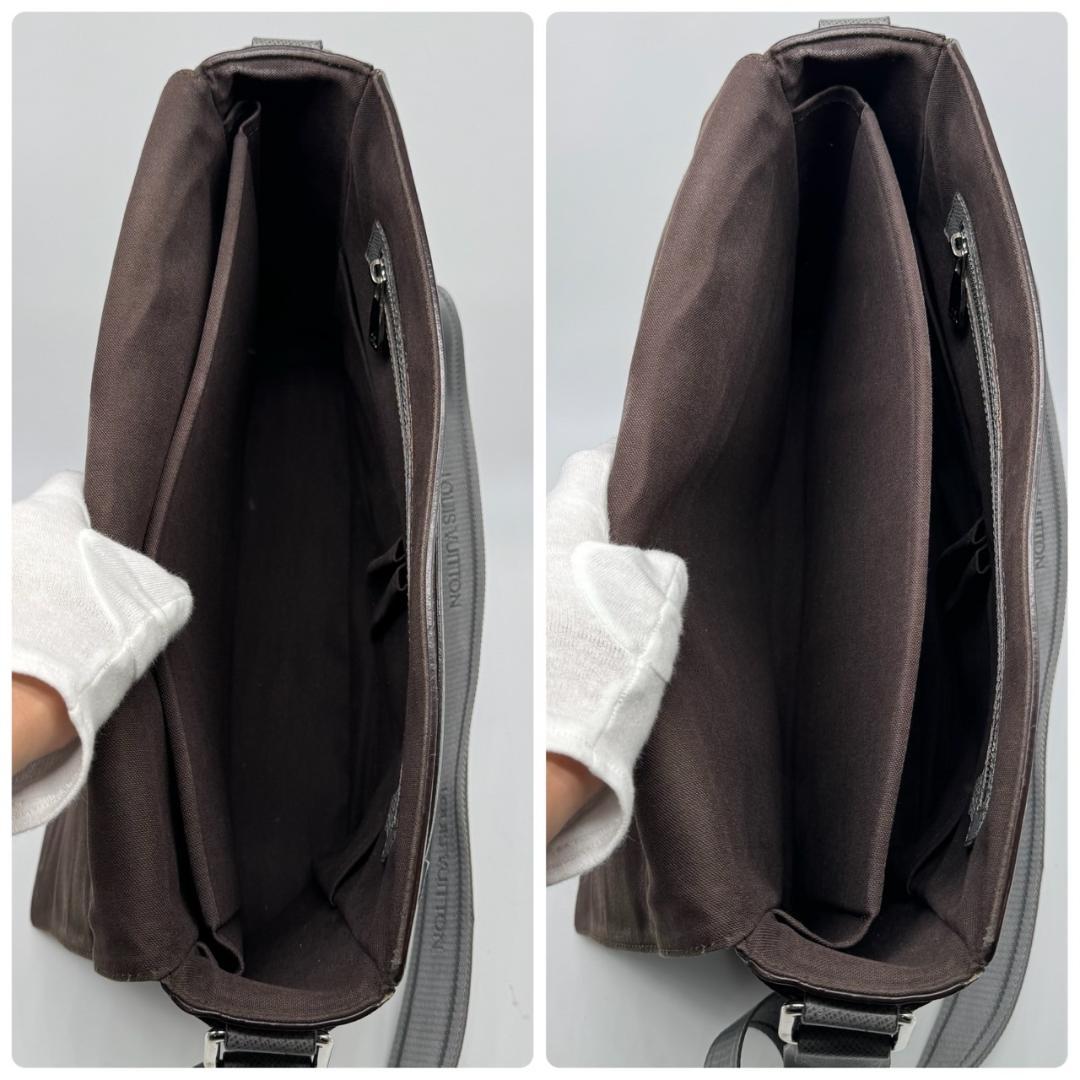 【美品】ルイヴィトン ロマンMM メッセンジャー ショルダーバッグ