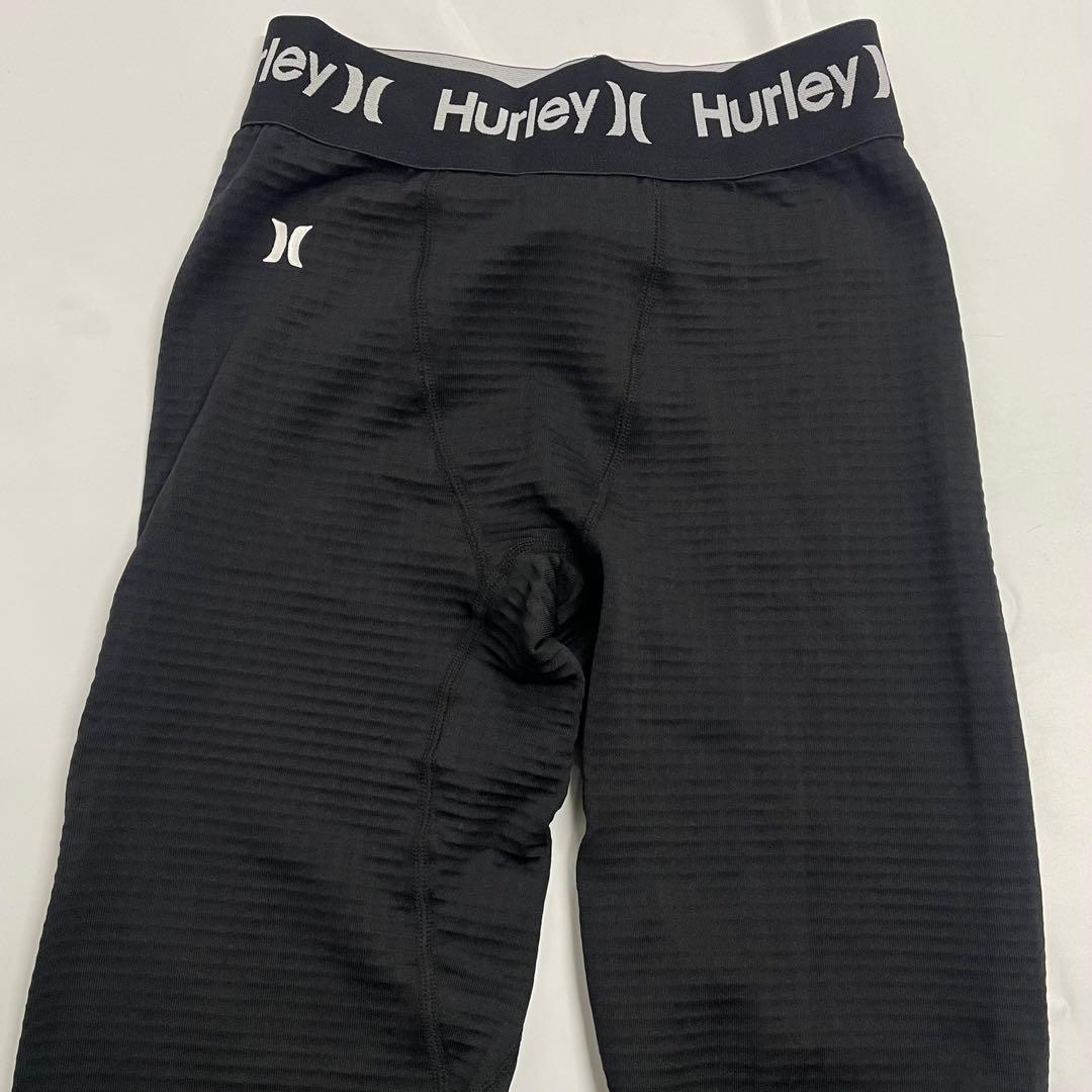 Hurley ファントム ワッフルインナー レギンス S 黒