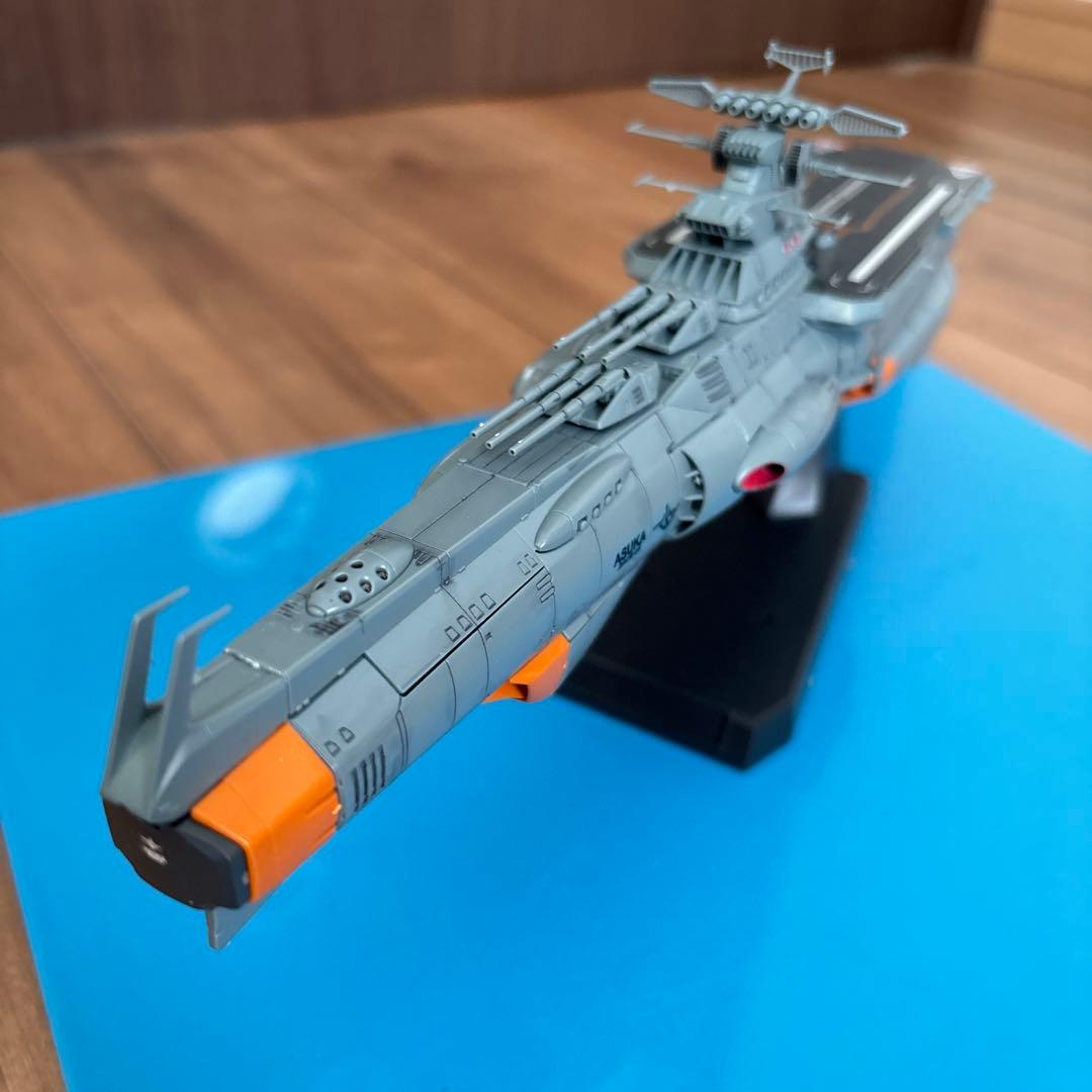宇宙戦艦ヤマト1000分の1プラモデルアスカ級補給母艦完成品