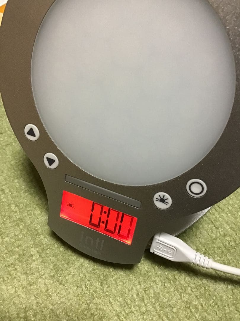 【動作確認済み】ムーンムーン 光目覚まし時計 inti4