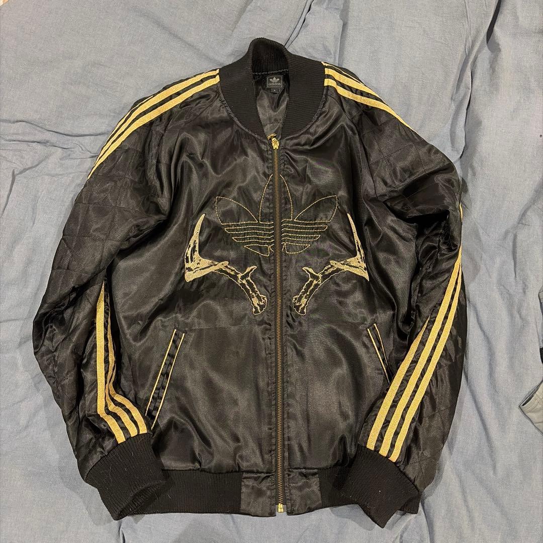 松本人志着用　adidas 黒 スカジャン サイズ0